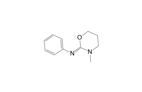 N-[(2E)-3-Methyl-1,3-oxazinan-2-ylidene]aniline