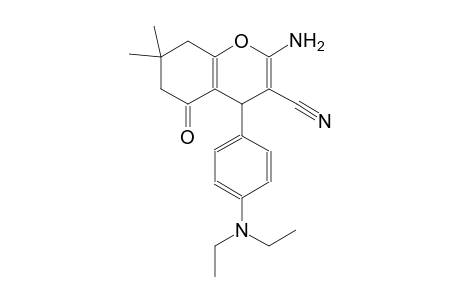 2-amino-4-[4-(diethylamino)phenyl]-7,7-dimethyl-5-oxo-5,6,7,8-tetrahydro-4H-chromene-3-carbonitrile
