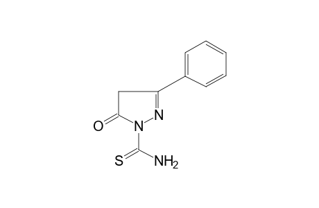 5-oxo-3-phenyl-2-pyrazoline-1-thiocarboxamide