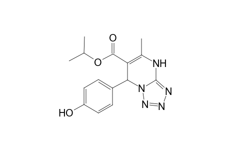[1,2,3,4]Tetrazolo[1,5-a]pyrimidine-6-carboxylic acid, 4,7-dihydro-7-(4-hydroxyphenyl)-5-methyl-, 1-methylethyl ester