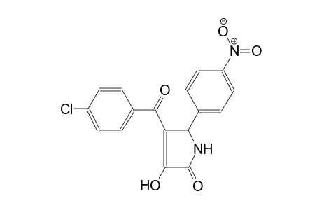 4-(4-chlorobenzoyl)-3-hydroxy-5-(4-nitrophenyl)-1,5-dihydro-2H-pyrrol-2-one