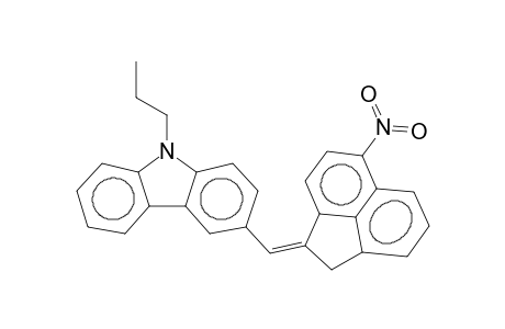 3-[(6-nitroacenaphthen-1-ylidene)methyl]-9-propylcarbazole