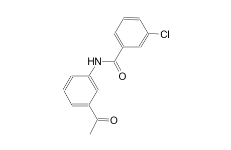 N-(3-acetylphenyl)-3-chlorobenzamide