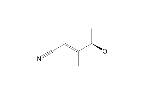 (R,E)-4-HYDROXY-3-METHYL-PENT-2-ENE-NITRILE