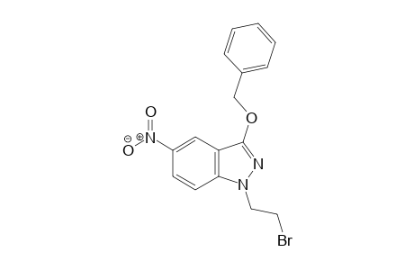 2-(3-Benzyloxy-5-nitro-1H-indazol-1-yl)ethyl bromide