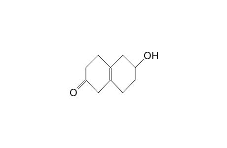 (3S)-Hydroxy-bicyclo(4.4.0)dec-1(6)-en-8-one