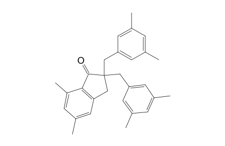 2,2-bis(3,5-dimethylbenzyl)-2,3-dihydro-5,7-dimethyl-1H-indene-1-one
