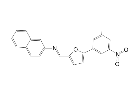 N-((E)-[5-(2,5-Dimethyl-3-nitrophenyl)-2-furyl]methylidene)-2-naphthalenamine