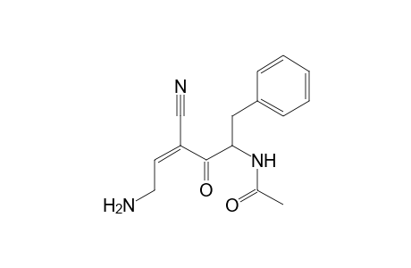 N-Acetyl-L-phenylalanyl-.gamma.-aminocrotonitrile