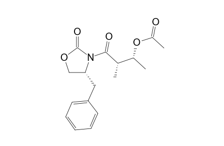 (4R,2'S,3'R)-N-(3-Acetoxy-2-methylbutanoyl)-4-benzyl-2-oxazolidinone
