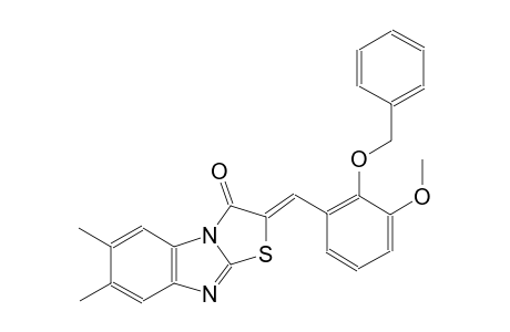 thiazolo[3,2-a]benzimidazol-3(2H)-one, 2-[[3-methoxy-2-(phenylmethoxy)phenyl]methylene]-6,7-dimethyl-, (2Z)-