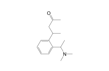 4-[2-(1-Dimethylaminoethyl)phenyl]-2-pentanone