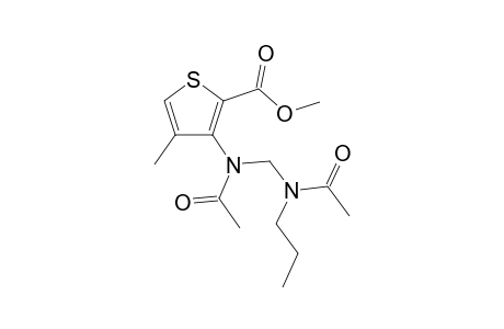 Methyl 3-{[(N'-acetyl-N'-propylamino)(methyl)acetyl]amino]-4-methylthiophene-2-carboxylate