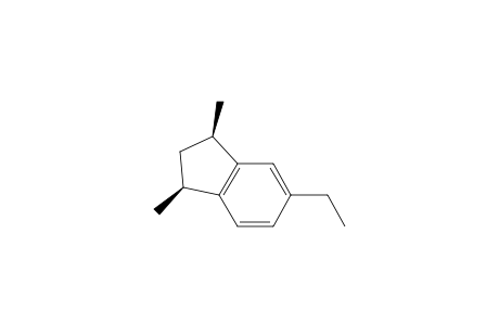 1H-Indene, 5-ethyl-2,3-dihydro-1,3-dimethyl-, cis-(.+-.)-