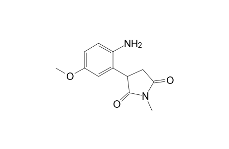 3-(2-Amino-5-methoxyphenyl)-1-methylpyrrolidine-2,5-dione