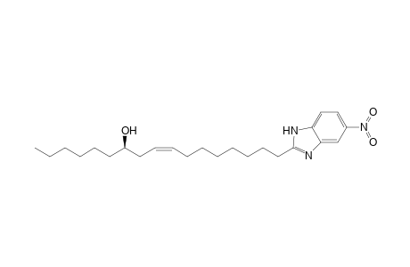 2-[(8Z,11R)-11-Hydroxyheptadec-8-enyl]-5-nitro-1H-benzimidazole