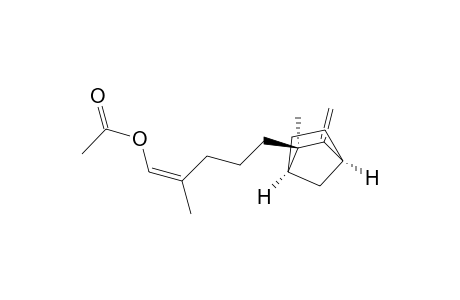 2-Pentenoic acid, 2-methyl-5-(2-methyl-3-methylenebicyclo[2.2.1]hept-2-yl)-, ethyl ester, [1.alpha.,2.beta.(Z),4.alpha.]-(.+-.)-