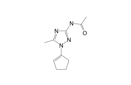 N-[1-(1-cyclopentenyl)-5-methyl-1,2,4-triazol-3-yl]acetamide