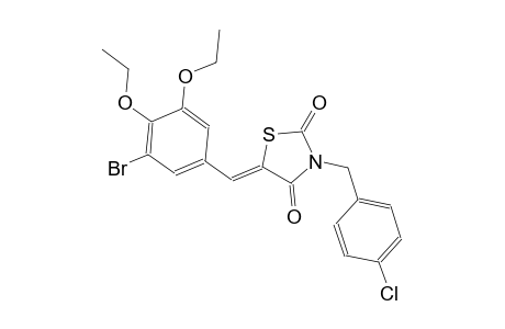 2,4-thiazolidinedione, 5-[(3-bromo-4,5-diethoxyphenyl)methylene]-3-[(4-chlorophenyl)methyl]-, (5Z)-