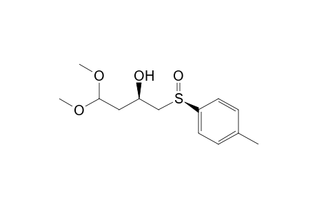 (R3,Rs)-3-Hydroxy-4-(p-tolylsulfinyl)butanal dimethyl acetal