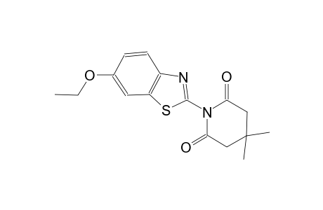 1-(6-ethoxy-1,3-benzothiazol-2-yl)-4,4-dimethyl-2,6-piperidinedione