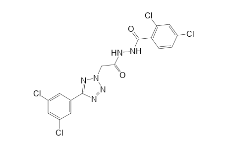 1-(2,4-dichlorobenzoyl)-2-{[5-(3,5-dichlorophenyl)-2H-tetrazol-2-yl]acetyl}hydrazine