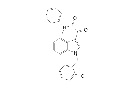 1H-Indole-3-acetamide, 1-[(2-chlorophenyl)methyl]-N-methyl-.alpha.-oxo-N-phenyl-