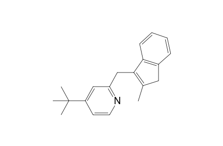 4-tert-butyl-2-[(2-methyl-3H-inden-1-yl)methyl]pyridine