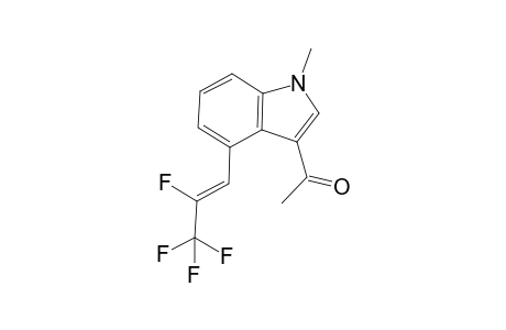 (Z)-1-(1-methyl-4-(2,3,3,3-tetrafluoroprop-1-en-1-yl)-1H-indol-3-yl)ethan-1-one