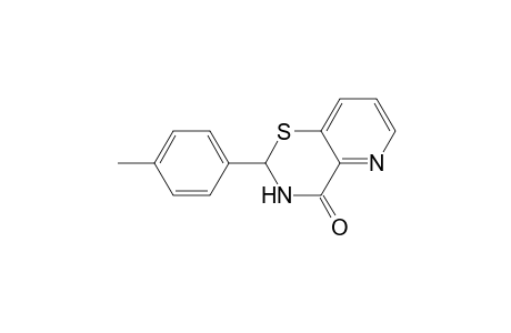 4H-Pyrido[3,2-e]-1,3-thiazin-4-one, 2,3-dihydro-2-(4-methylphenyl)-