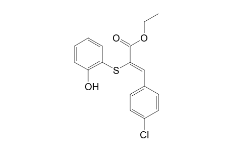 Ethyl (Z)-3-(4-chlorophenyl)-2-((2-hydroxyphenyl)thio) acrylate