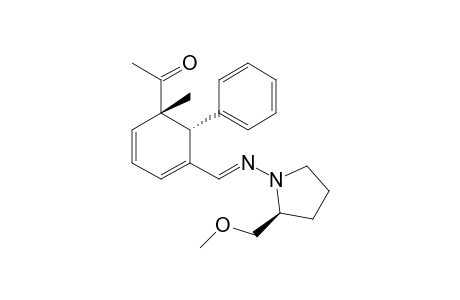 1-{5-[((S)-2-Methoxymethylpyrrolidin-1-ylimino)methyl]-(1S,6R)-1-methyl-6-phenylcyclohexa-2,4-dienyl}ethanone