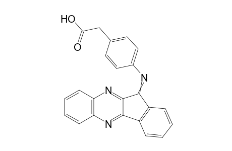 2-{4-[(11H-Indeno[1,2-b]quinoxalin-11-ylidene)amino]phenyl}acetic acid
