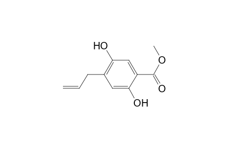 Benzoic acid, 2,5-dihydroxy-4-(2-propenyl)-, methyl ester
