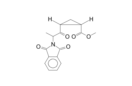 TRANS-2-(2-PHTHALIMIDO-1-OXOPROPYL)-1-CYCLOPROPANCARBOXYLIC ACID,METHYL ESTER