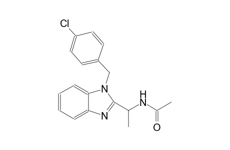 acetamide, N-[1-[1-[(4-chlorophenyl)methyl]-1H-benzimidazol-2-yl]ethyl]-
