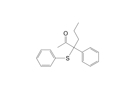 3-Phenyl-3-phenylthiohexan-2-one