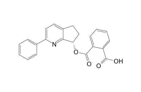 2-{[(S)-2-Phenyl-6,7-dihydro-5H-cyclopenta[b]pyridin-7-yloxy]carbonyl}benzoic Acid