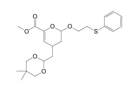 Methyl (2RS,4sR)-4-[(5,5-dimethyl-1,3-dioxan-2-yl)methyl]-3,4-dihydro-2-[2-(phenylthio)ethoxy]-2H-pyran-5-carboxylate