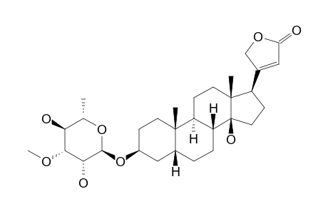 3'-O-Methylevomonside, (3.beta.-O-(3'-O-methyl-rhamnosid),5.beta.-H)