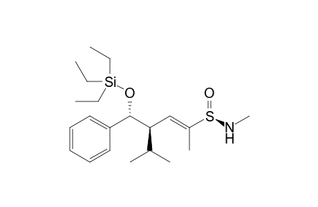 (R,4R,E)-N,5-Dimethyl-4-((R)-phenyl((triethylsilyl)oxy)methyl)hex-2-ene-2-sulfinamide