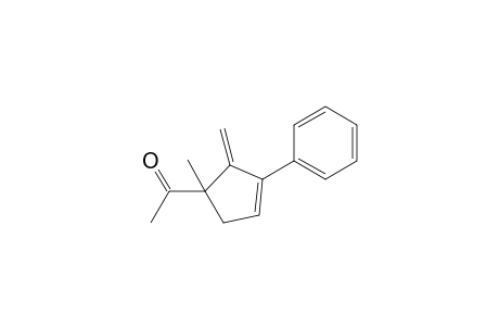 1-(1-Methyl-2-methylene-3-phenylcyclopent-3-en-1-yl)ethanone