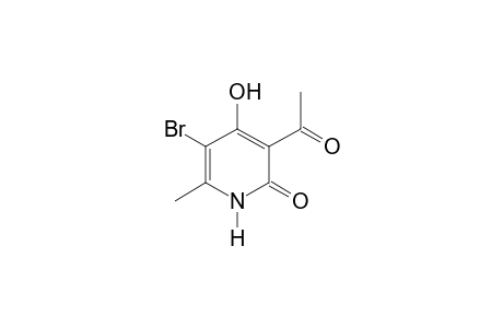 3-ACETYL-5-BROMO-4-HYDROXY-6-METHYL-2(1H)-PYRIDONE