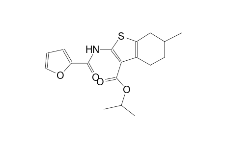 isopropyl 2-(2-furoylamino)-6-methyl-4,5,6,7-tetrahydro-1-benzothiophene-3-carboxylate