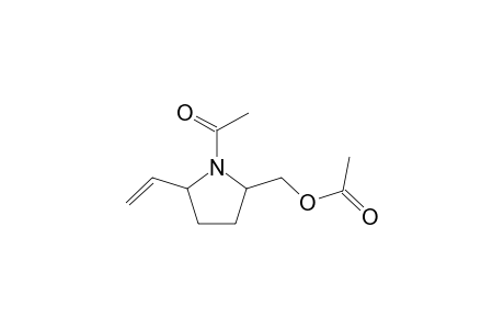 (2R*,5R*)-2-Acetoxymethyl-1-acetyl-5-vinyl-pyrrolidine