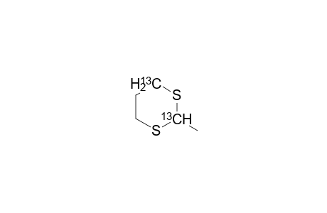 2-Methyl-[2,4-13C]-1,3-dithiane