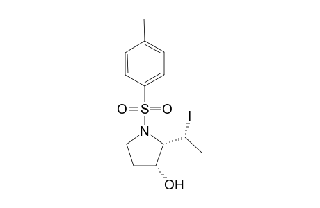 N-(p-toylsulfonyl)-2(S)-[1'(R)-iodoethyl]-3(R)-hydroxypyrrolidine