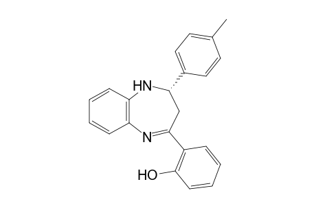 (S)-4-(2-Hydroxyphenyl)-2-(4-methylphenyl)-2,3-dihydro-1,5-benzodiazepine