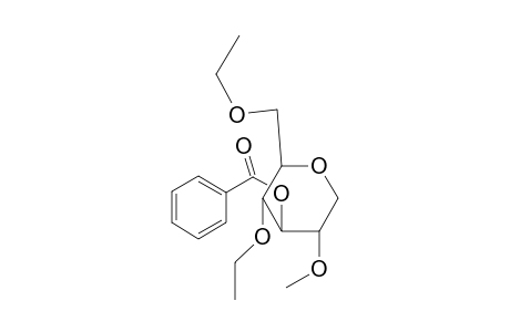 4-O-Benzoyl-6-O-methyl-2,3-O-diethyl-1,5-anhydroglucitol