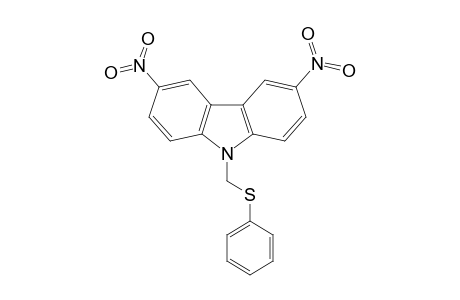 3,6-dinitro-9-(phenylsulfanylmethyl)carbazole